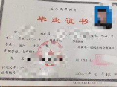 成人高等教育證書